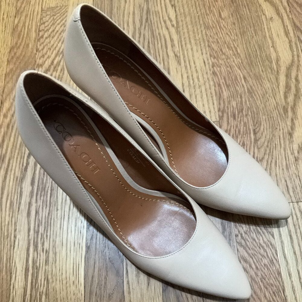 Coach Pumps - Beechwood Nude/Cream Color